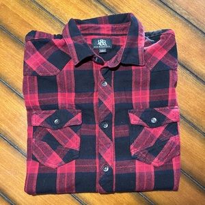 Rock and Republic ladies Flannel long sleeve shirt